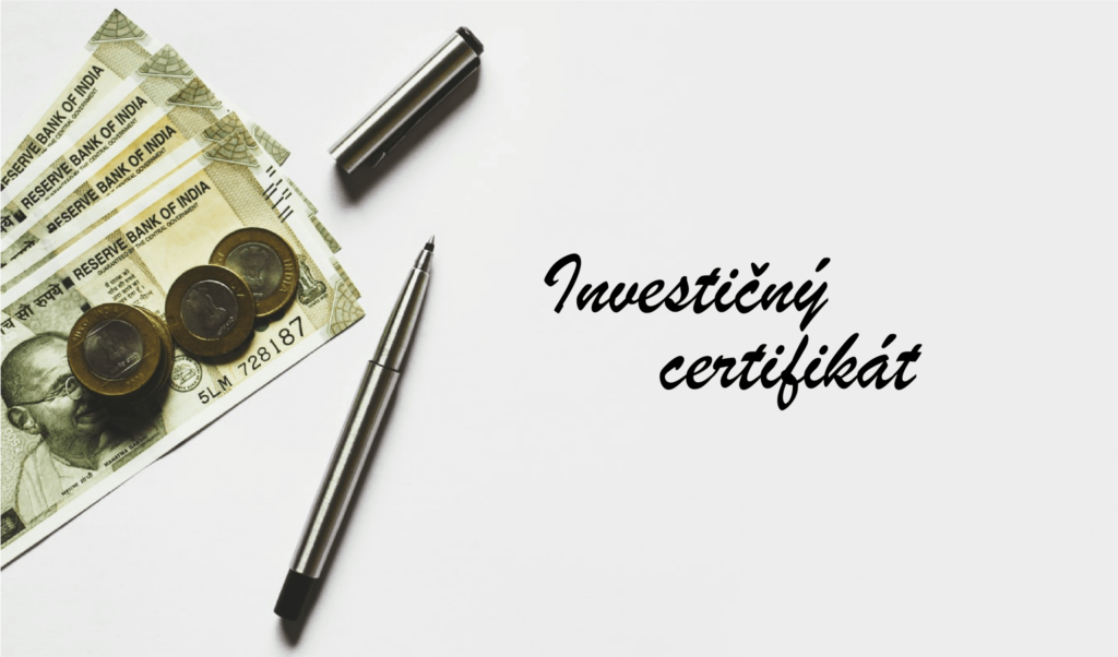 investicny certifikat