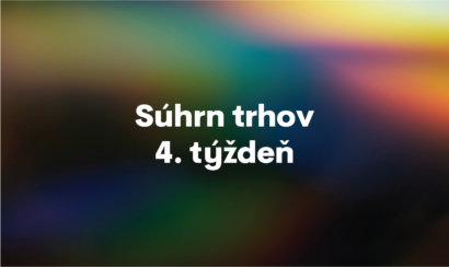 suhrn trhov 4 tyzden